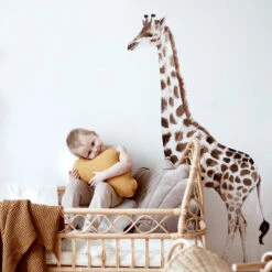 Sticker Girafe De La Savane -GribouilleTa Chambre Soldes Magasin file 2423