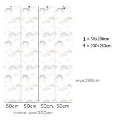 Papier Peint Arc En Ciel Merveilleux -GribouilleTa Chambre Soldes Magasin file 2426