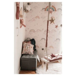 Papier Peint Arc En Ciel Merveilleux -GribouilleTa Chambre Soldes Magasin file 2427