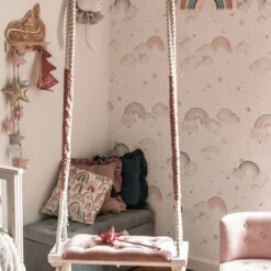 Papier Peint Arc En Ciel Merveilleux -GribouilleTa Chambre Soldes Magasin file 2428