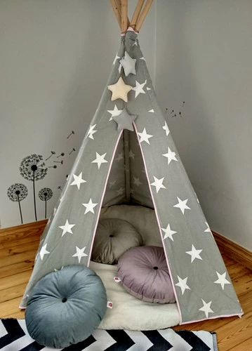 Grand Coussin De Sol Pour Enfant Gris 9 Grand Coussin De Sol Pour Enfant Gris – Image 7