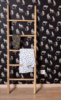 Echelle Porte Vêtements Bamboo