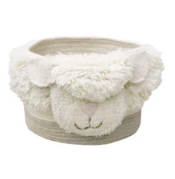 Panier Corbeille Mouton Nez Rose