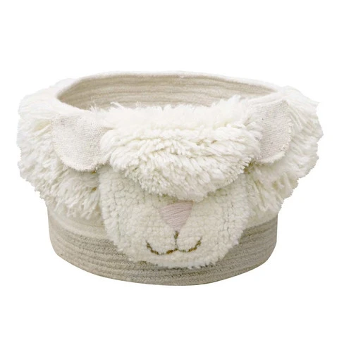 Panier Corbeille Mouton Nez Rose 3 Panier Corbeille Mouton Nez Rose