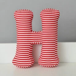 H : Lettre Géante En Coton