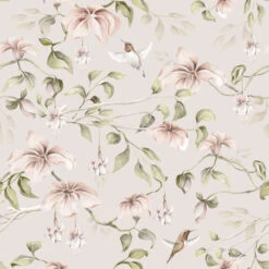 Papier Peint Fleurs Du Paradis -GribouilleTa Chambre Soldes Magasin file 2657