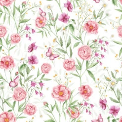 Tour De Lit Tressé 3 Grains Motif Jardin D'hiver à Personnaliser