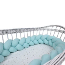 Tour De Lit Tressé 3 Grains Mint