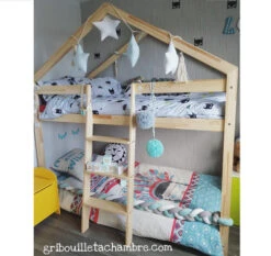 Tour De Lit Tressé 3 Grains Mint -GribouilleTa Chambre Soldes Magasin file 2724