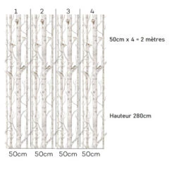 Papier Peint Forêt Enchantée -GribouilleTa Chambre Soldes Magasin file 2743