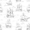 Papier Peint Navires En Mer -GribouilleTa Chambre Soldes Magasin file 2750
