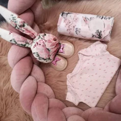 Tour De Lit Tressé 3 Grains Velours Uni Différents Coloris -GribouilleTa Chambre Soldes Magasin file 2756