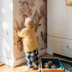 Papier Peint Animaux Et Foret D'automne -GribouilleTa Chambre Soldes Magasin file 2773