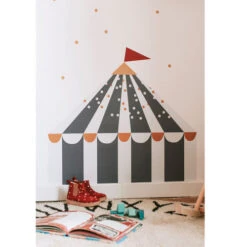 Magnifique Décor Circus Chapiteau De Cirque Bleu