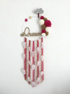 Attrape Rêves Tricotin Et Pompons Joli Mot