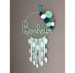 Attrape Rêves Tricotin Et Pompons Joli Mot -GribouilleTa Chambre Soldes Magasin file 2797