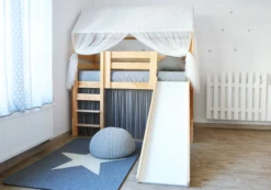 Lit Maison Pilotis Avec Toboggan RAPIDE -GribouilleTa Chambre Soldes Magasin file 28