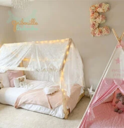 Jeu De 2 Jetées En Dentelles -GribouilleTa Chambre Soldes Magasin file 2823