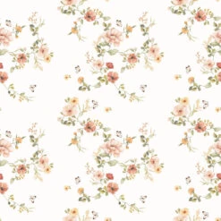 Papier Peint Floral Vintage