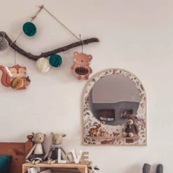 Joli Miroir Avec Tablette Animaux De La Forêt -GribouilleTa Chambre Soldes Magasin file 2936