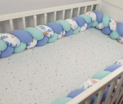 Tour De Lit Tressé 3 Grains Motif Liberty Lavande à Personnaliser -GribouilleTa Chambre Soldes Magasin file 2944