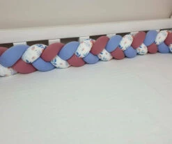 Tour De Lit Tressé 3 Grains Motif Liberty Lavande à Personnaliser -GribouilleTa Chambre Soldes Magasin file 2947