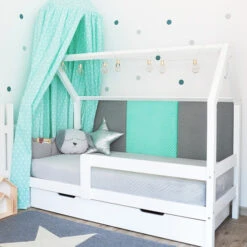 Ciel De Lit Nuit étoilé Mint -GribouilleTa Chambre Soldes Magasin file 2954