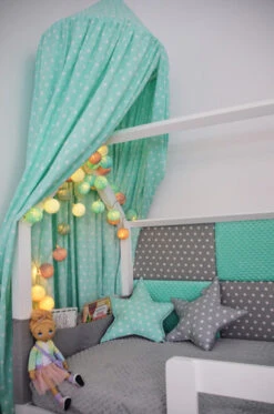 Ciel De Lit Nuit étoilé Mint -GribouilleTa Chambre Soldes Magasin file 2957