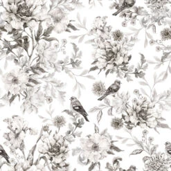 Papier Peint Romance Noir & Blanc