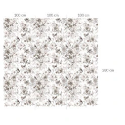 Papier Peint Romance Noir & Blanc -GribouilleTa Chambre Soldes Magasin file 2974