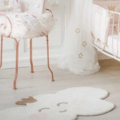 Tapis De Chambre Enfant Nuage Couronné