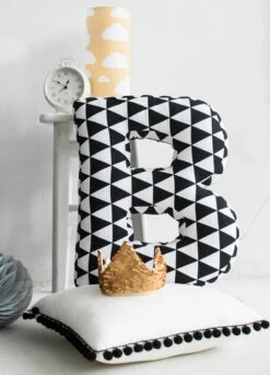 B : Lettre Géante En Coton