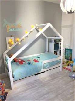 Lit Maison D'Archi Avec Tiroir Gigogne -GribouilleTa Chambre Soldes Magasin file 311