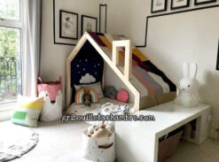 Lit Maison D'Archi Avec Tiroir Gigogne -GribouilleTa Chambre Soldes Magasin file 316