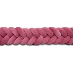 Tour De Lit Tressé Epis De Blé Velours Rose Vintage