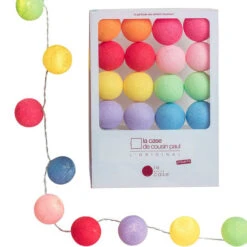 Guirlande De 16 Boules Lumineuses Double Intensité - Oscar