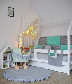 Ciel De Lit Nuit étoilé Blanc Et Gris -GribouilleTa Chambre Soldes Magasin file 3219