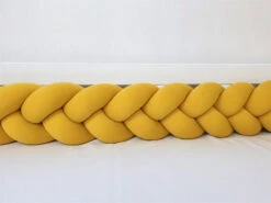 Tour De Lit Tressé 3 Grains Moutarde -GribouilleTa Chambre Soldes Magasin file 3264