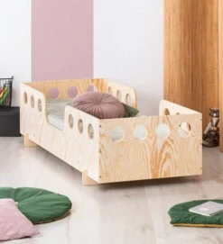 Lit Enfant Noisette Avec Sommier