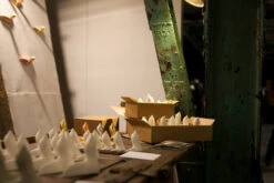 Envol D'oiseaux Céramique Blanc Et Or - Art -GribouilleTa Chambre Soldes Magasin file 3327