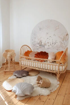 Coussin Décoratif En Velours Coquillage Gris Graphite Scintillant -GribouilleTa Chambre Soldes Magasin file 3404