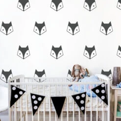 Stickers Renards Bruns X20 Unités