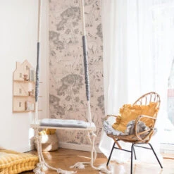 Papier Peint Animaux Naturel Ou Noir & Blanc -GribouilleTa Chambre Soldes Magasin file 3743