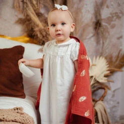 Beau Lange Couverture En Gaze De Coton Détails Or -GribouilleTa Chambre Soldes Magasin file 386