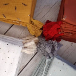 Beau Lange Couverture En Gaze De Coton Détails Or -GribouilleTa Chambre Soldes Magasin file 387