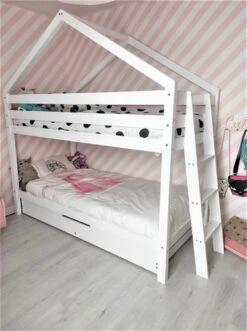 Lit Maison A étage Avec Tiroir Gigogne -GribouilleTa Chambre Soldes Magasin file 40