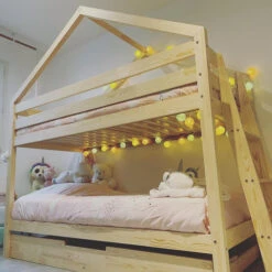 Lit Maison A étage Avec Tiroir Gigogne -GribouilleTa Chambre Soldes Magasin file 41