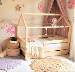 Kit Pour Transformer Le Lit Maison En Lit Maison Avec Tiroir -GribouilleTa Chambre Soldes Magasin file 424