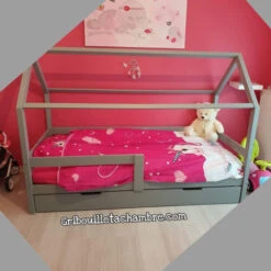 Kit Pour Transformer Le Lit Maison En Lit Maison Avec Tiroir -GribouilleTa Chambre Soldes Magasin file 427