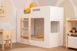 Lit Superposé DIEGO Blanc Bicolore à Personnaliser -GribouilleTa Chambre Soldes Magasin file 5